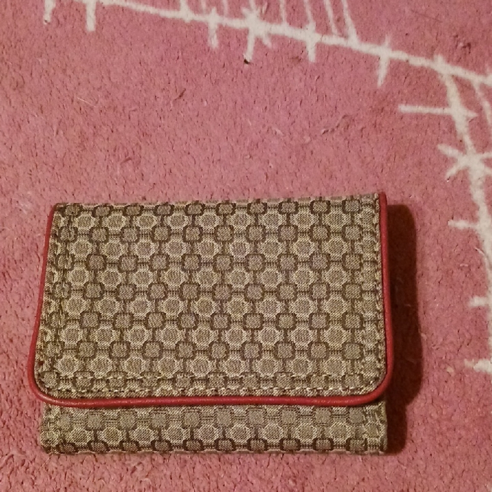 Stylish Brown and Red Wallet